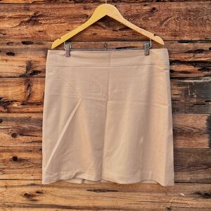 TALBOTS | Classic Wool Tan Women's Skirt 14